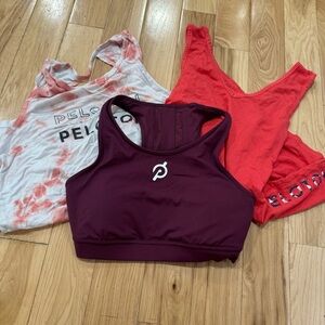 Peloton Size Small Sports Bra & Tank Tops Set